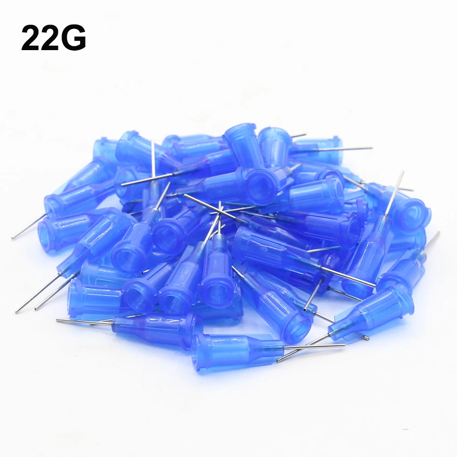 100 шт. 10 моделей доступных стальных дозирующих конических клеевых головок