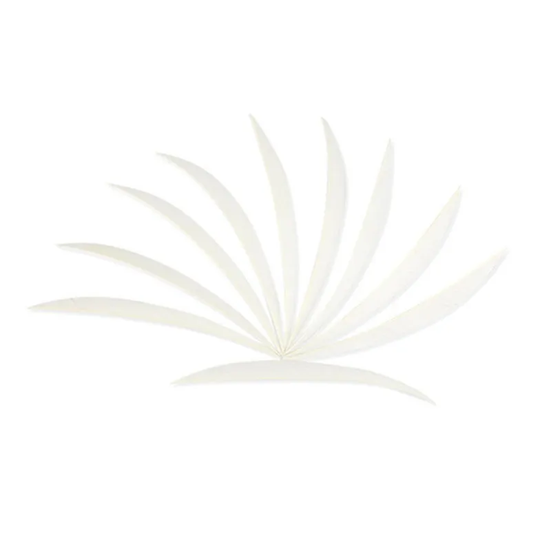 Стрельба из лука 5 дюймов натуральные перья индейки левое крыло инкрустированный