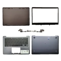 new laptop for asus vivobook s14 s410u s4100 s4100v series lcd back coverfront framelcd hingeshinge cover goldgrey plastic