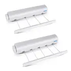 Вешалка для одежды 45, настенная, выдвижная, для использования в помещении и на улице