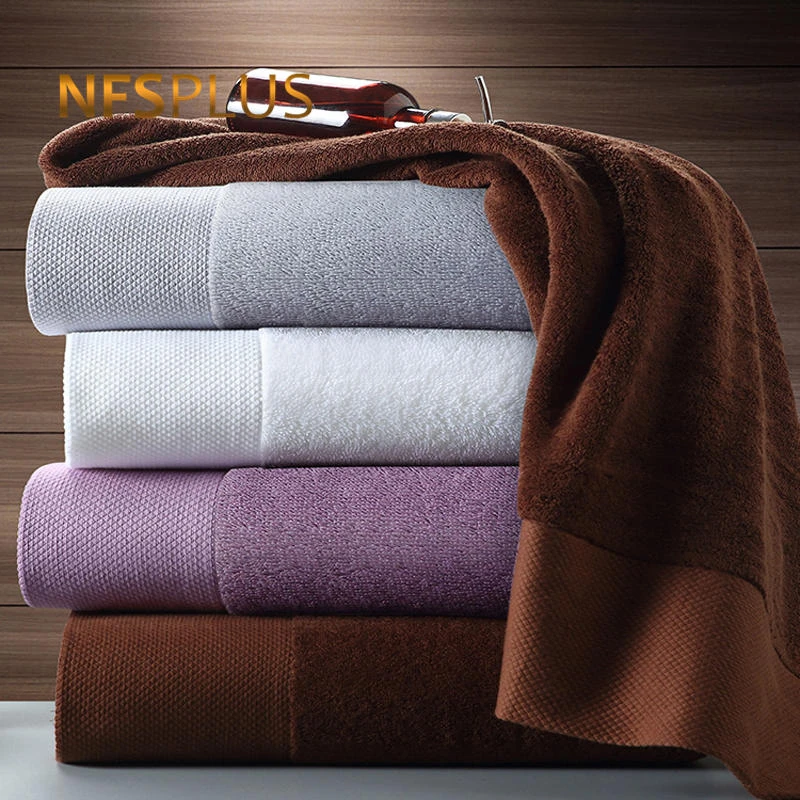 

Luxury Bathroom Cotton Towel Set For Adults Thicken Enlarge Heavy White Coffee Purple Grey Pakistan Cotton Hand Face Towels