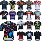 Новая летняя забавная веломайка KEYIYUAN с коротким рукавом, Мужская одежда для шоссейного горного велосипеда, футболки для горного велосипеда, мужские футболки