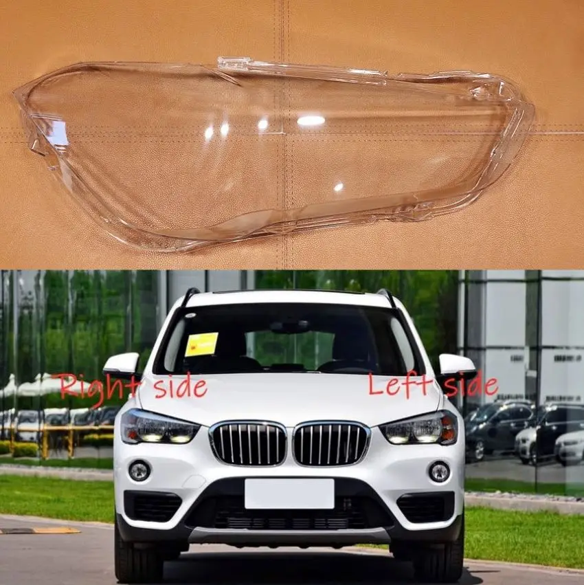 

Автомобильный Рассеиватель фары для BMW X1 2016 2017 2018 фар автомобиля крышка Рассеиватель фары авто чехол