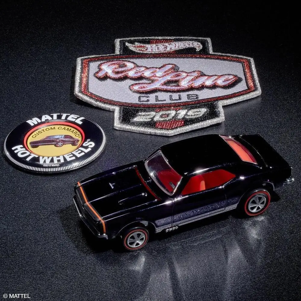 Автомобиль Hot Wheels 2019 Red Line Club CUSTOM CAMARO коллекционная серия металлические литые