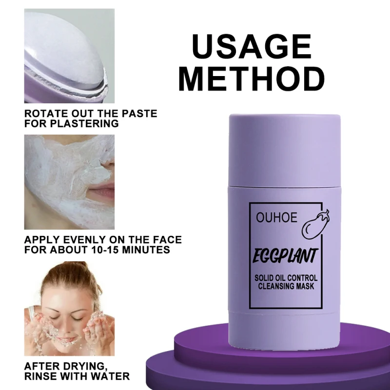 Очищающая зеленая палочка маска с зеленым чаем палочки пластилина контроль