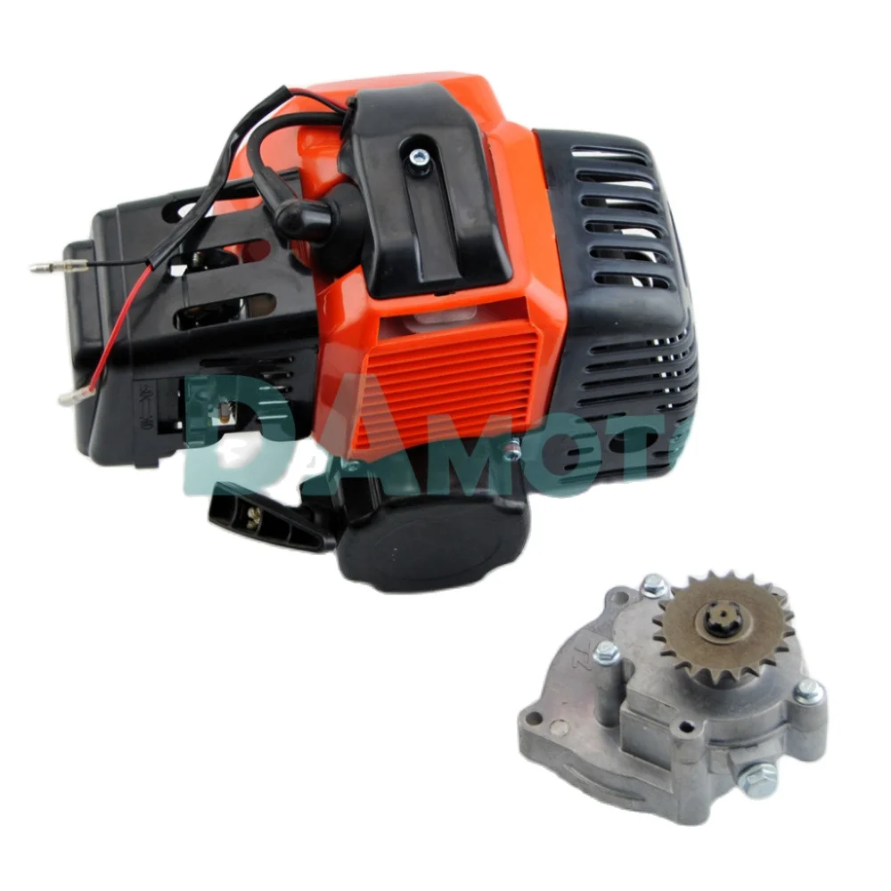 49cc 2-тактный двигатель и редуктор передачи для мини ATV Карманный велосипед Скутер