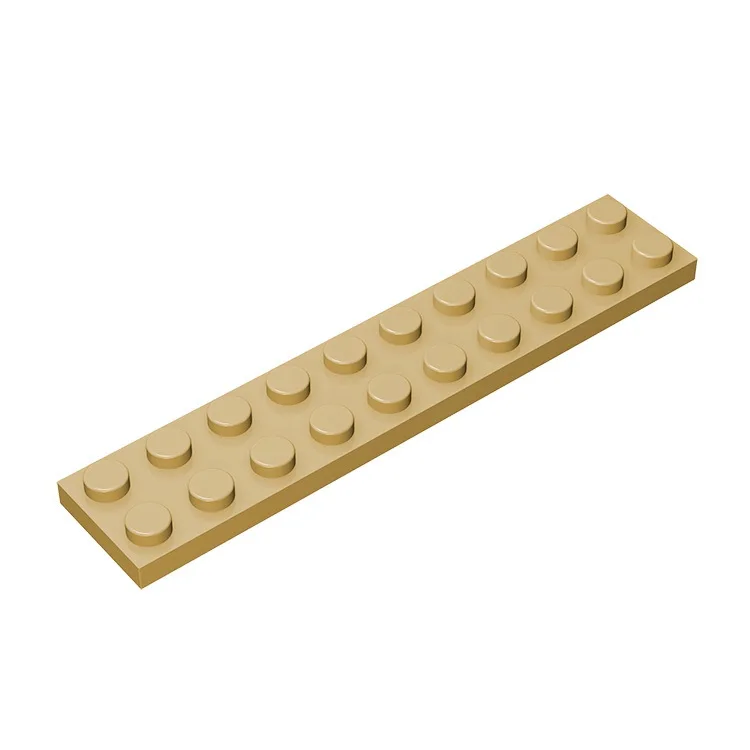 Строительные блоки technalal DIY 2x10 Базовая доска al части 10 шт. MOC творческие обучающие