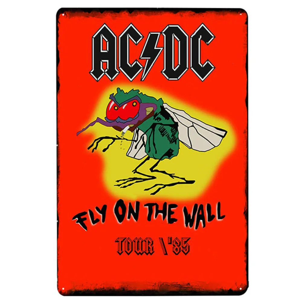 

1Pcs Rock Music Band Metal Plate Tin Sign Plaque Metal Vintage Decor Metal Sign Poster Home Pub Bar Decoration Vintage Tin Signs