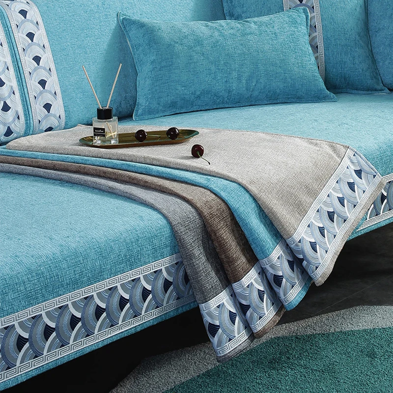 Синель противогрязный нескользящий чехол для дивана коврик собаки Подушка