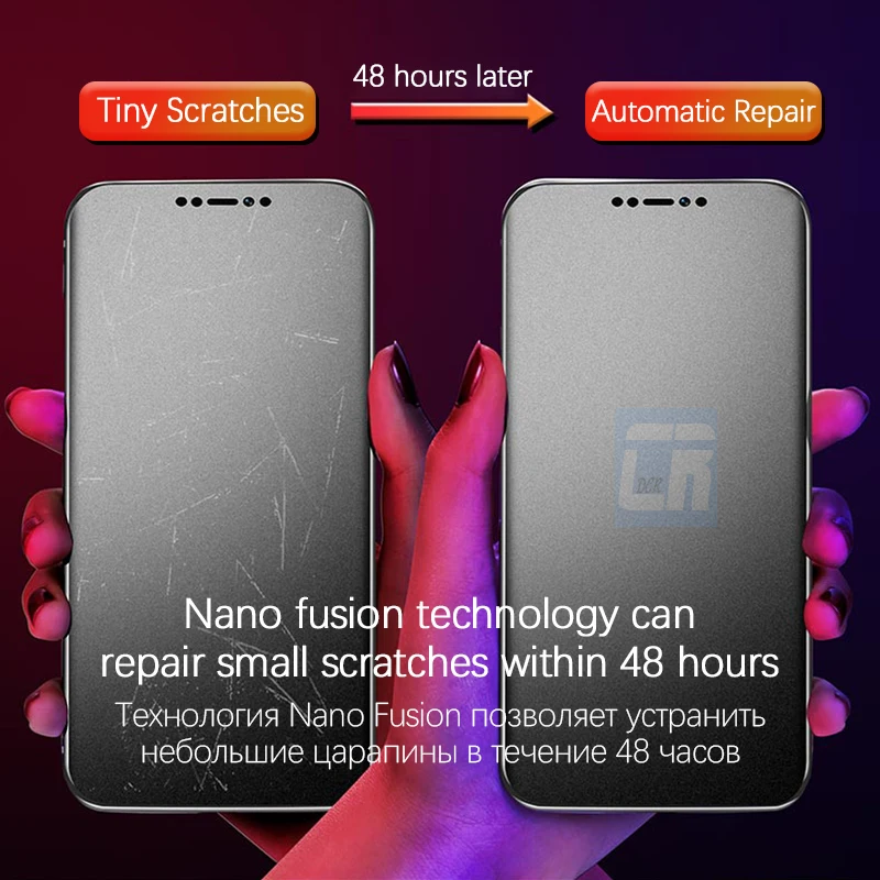 1-5Pcs Anti fingerprint Matte Hydrogel Film for iPhone 11 12 Pro XS Max XR Screen Protector iPhone 13 mini 6s 7 8 Plus no glass