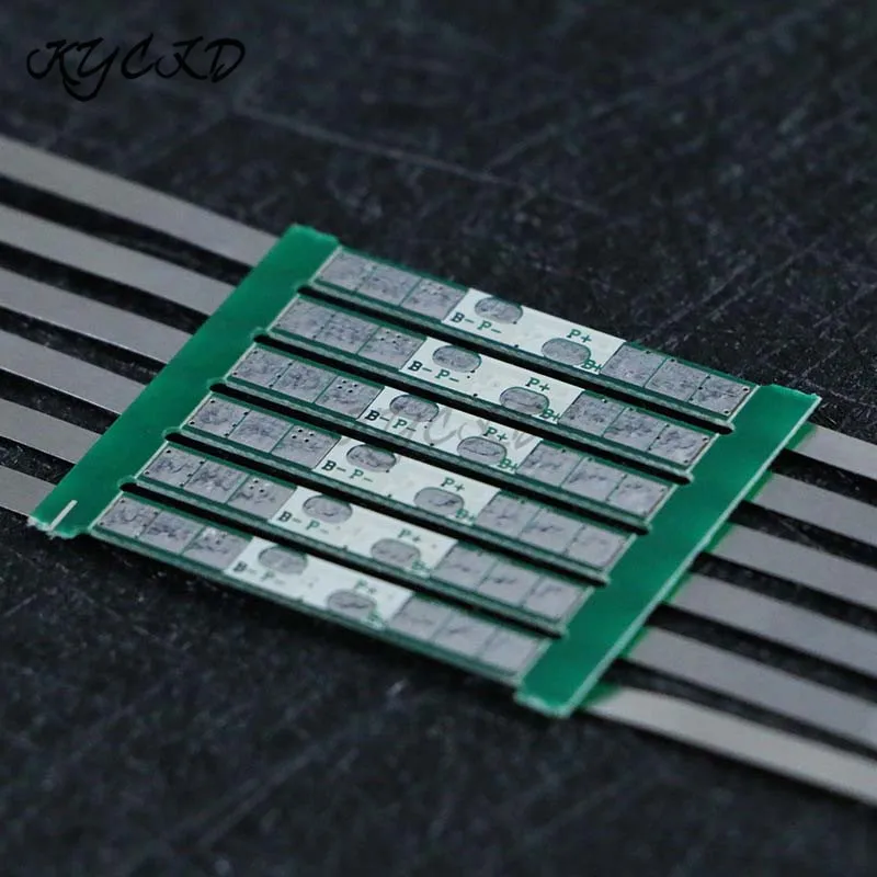 Защитная плата BMS 1S 3 7 в 5 А 18650 10 шт./лот с никелевой лентой для внешнего