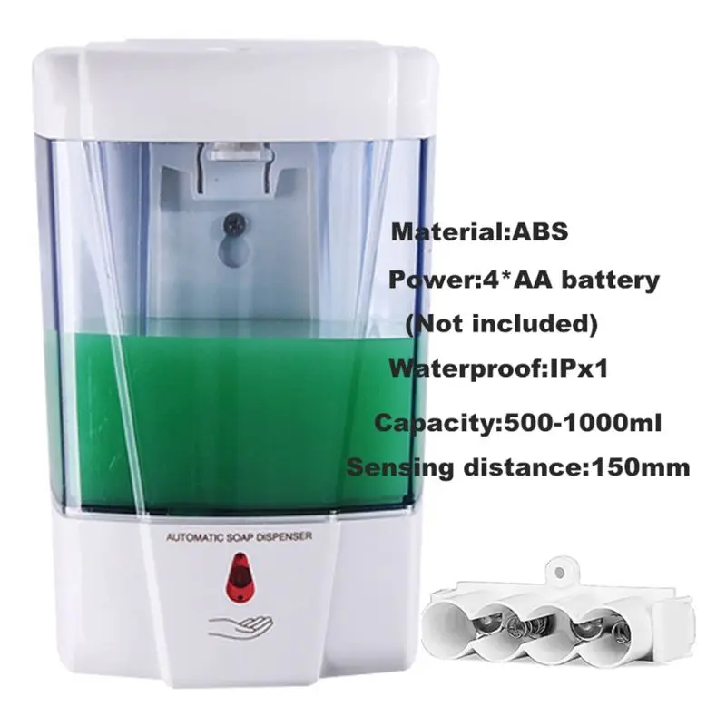

Wall-mounted automatic sensor soap dispenser Automatic Soap Dispenser Non-Touch Auto Hand Soap shampoo Shower Gel Dispenser