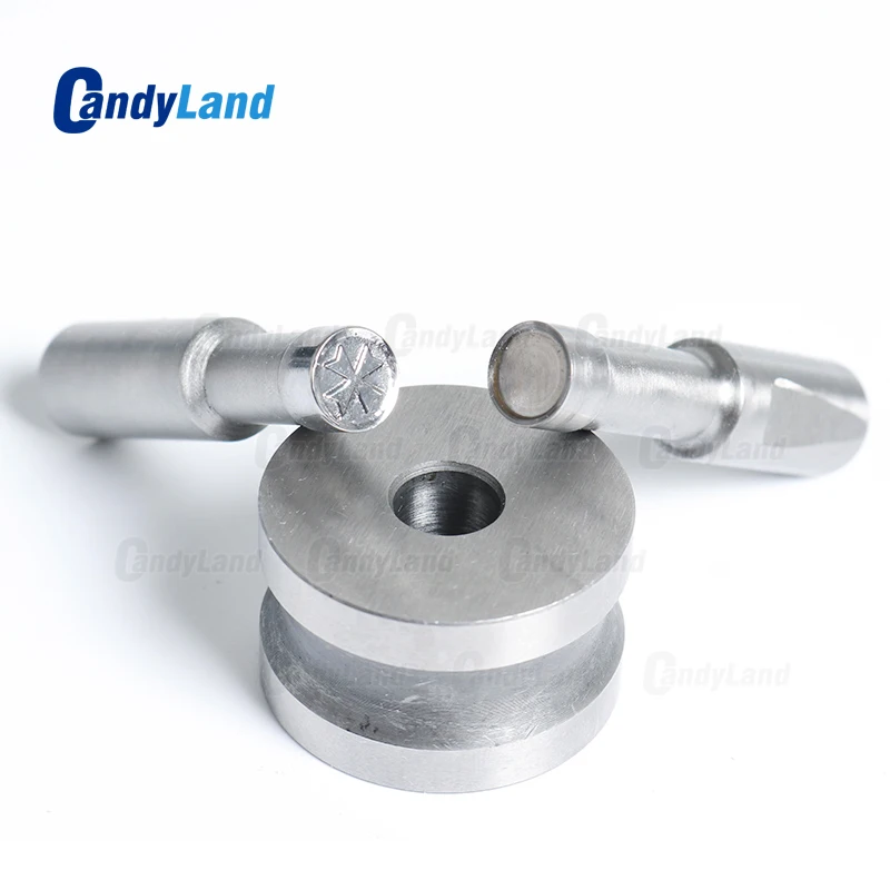 CandyLand Clover Milk Tablet Die 3D Punch Press Mold Candy Punching Custom Logo Calcium For TDP5 Machine | Инструменты