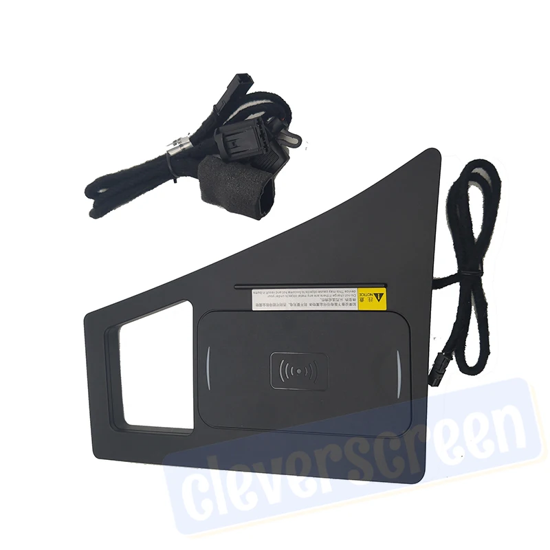 new wireless charger for audi q7 2016 2018 cordless charging board armrest box phone holder for iphone charge case free global shipping