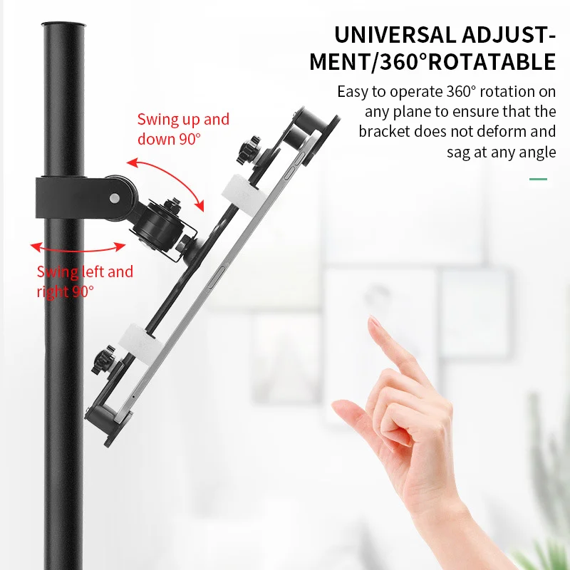 Tablet Lazy Stand Holder Mount Desk Aluminum Support Adjustable For IPad Pro Mini 360 Degree Rotation Dropshipping | Компьютеры и офис