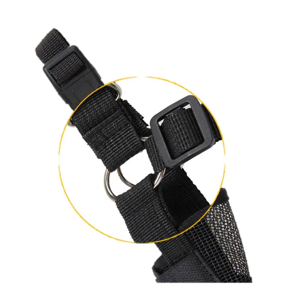 

Adjustable Pet Mouth Cover Breathable Mesh anti-bite Protection Stop Chewing Mouth Muzzles Cover for Small Big Dogs