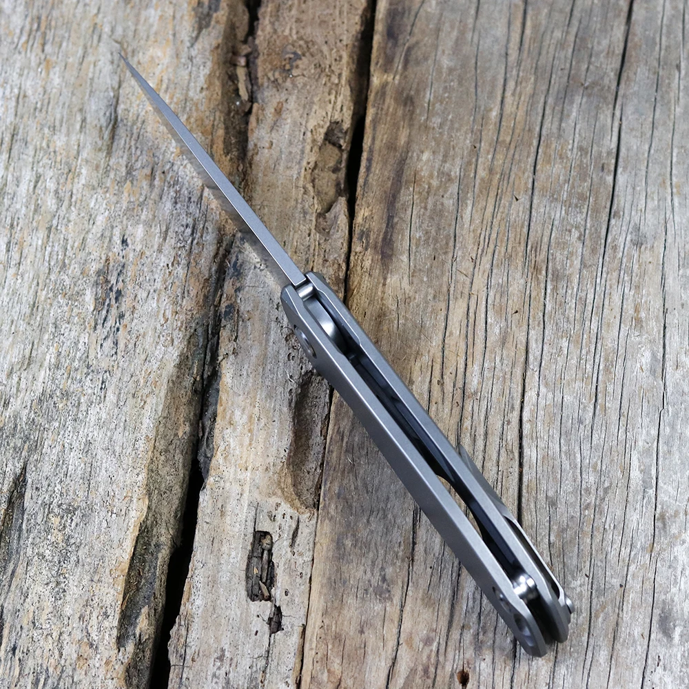Green thorn Flipper F95 K110 стальной Nudist титановая ручка карманный складной нож для кемпинга