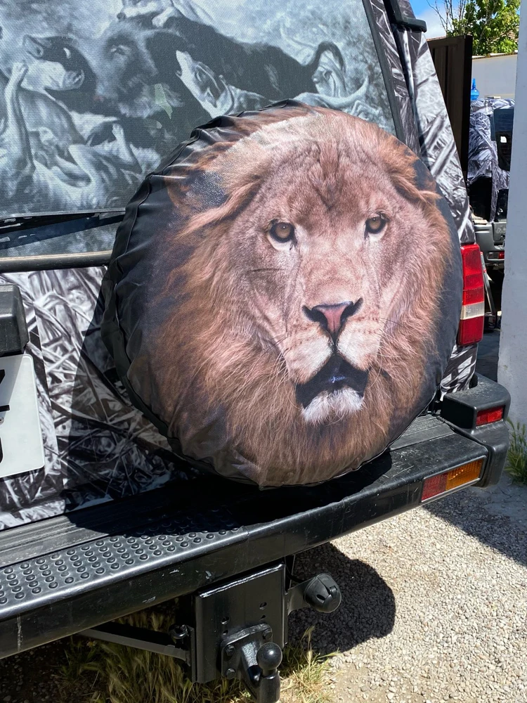 16 &quotПВХ для запасного колеса автомобиля запасное колесо крышка с животными