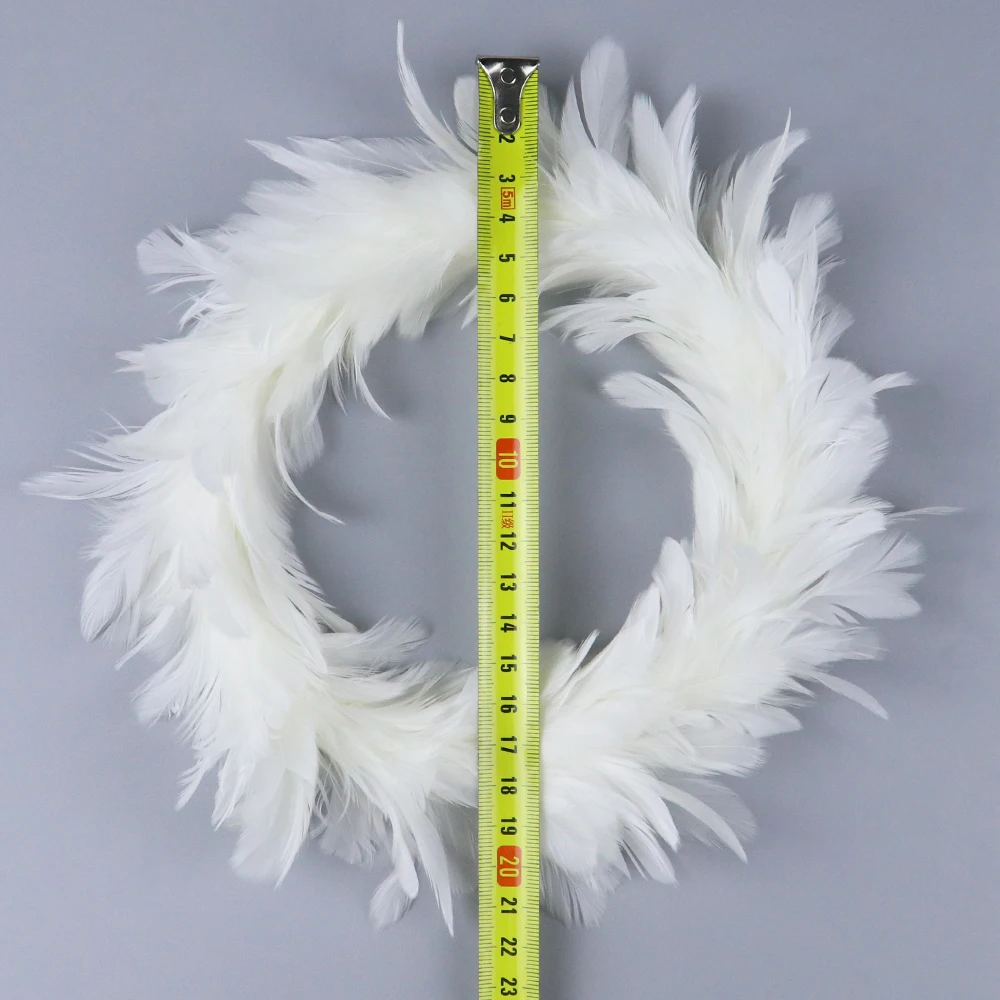 Необычное кольцо из гусиного пера головной убор украшения сделай сам перья