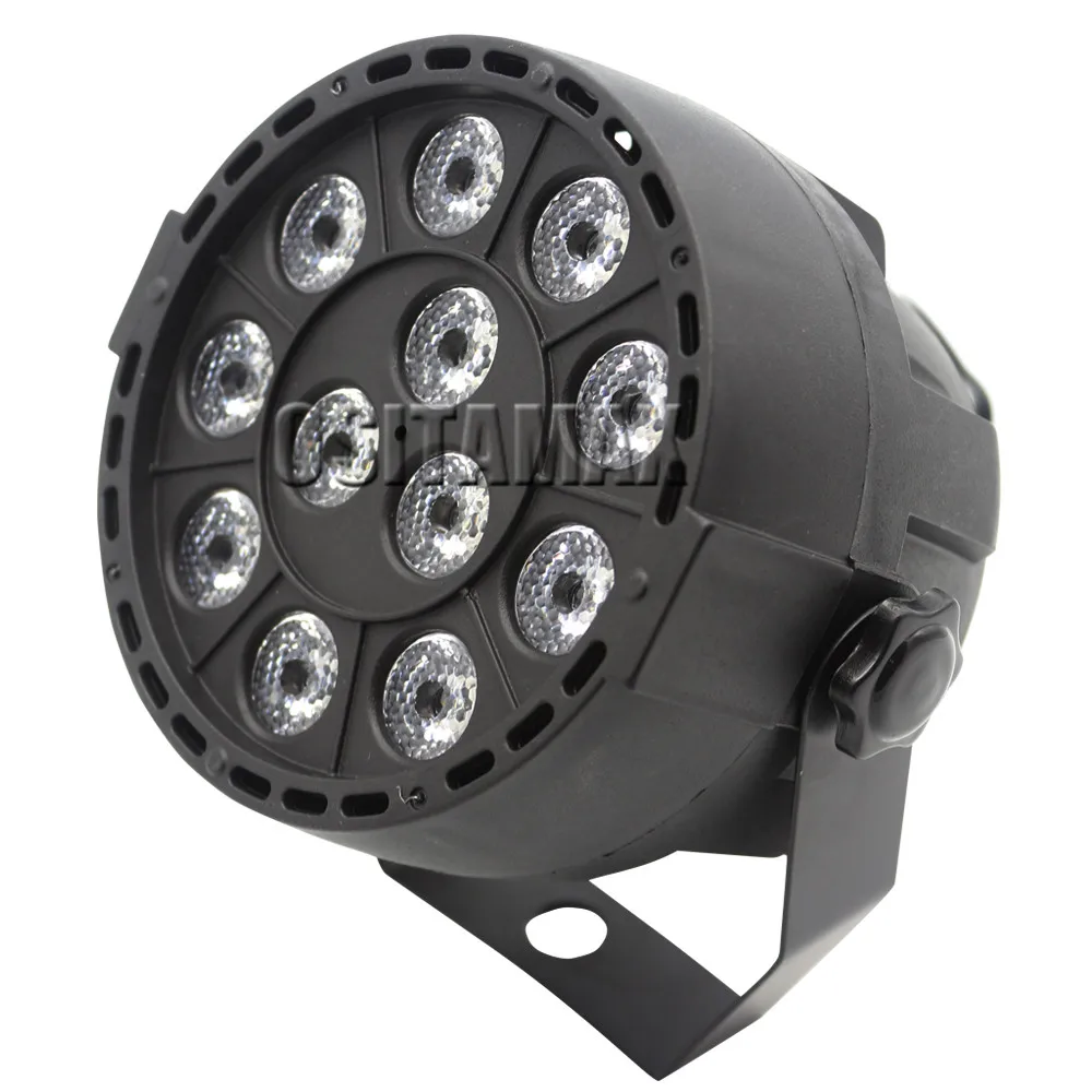 Lyre светодиодный сценический светильник DMX Par 12x3 Вт RGB мини Шайба DJ освещение для