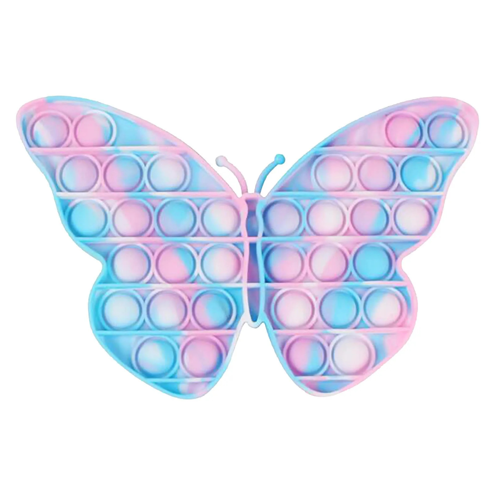 New Giant Butterfly Pop Tie Dye Colorful Large It Toys Rodent Pioneer Fidget Toy Simpl Dimmer for Girls Birthday Gift | Игрушки и хобби