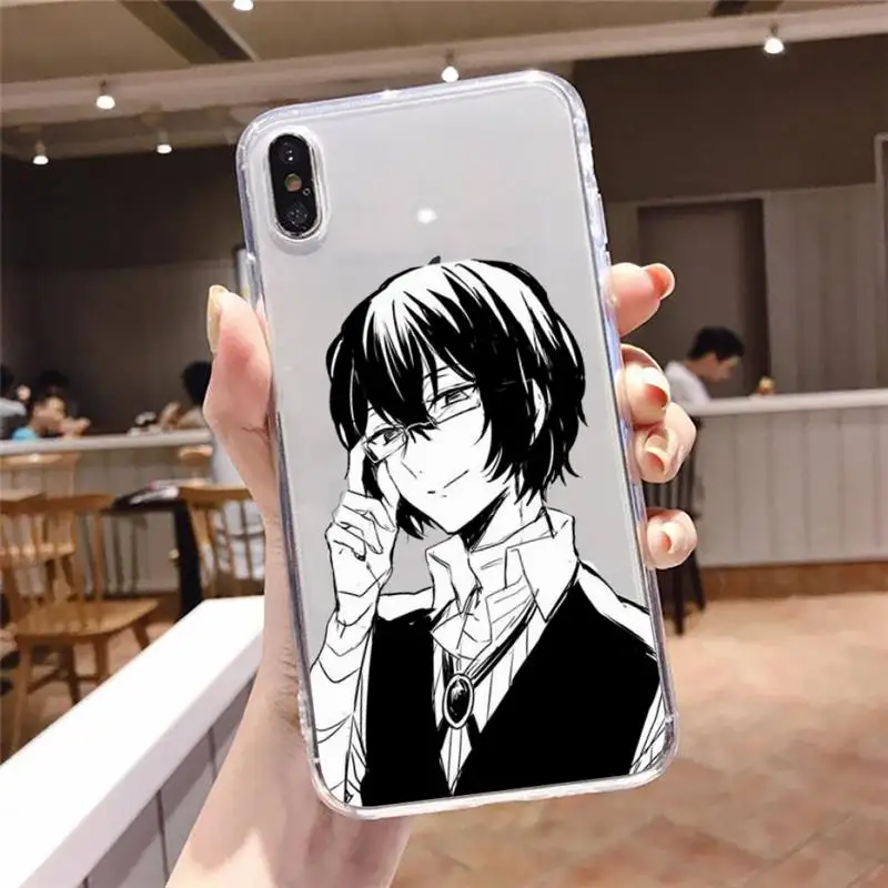 

Bungo Stray Dog anime High quality Phone Case Transparent soft For iphone 5 5s 5c se 6 6s 7 8 11 12 plus mini x xs xr pro max