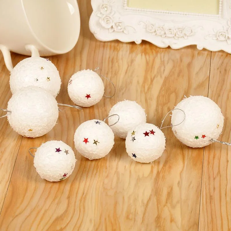 4/5 см DIY пены мяч украшение поставки 6 шт. рождественские украшения вечерние
