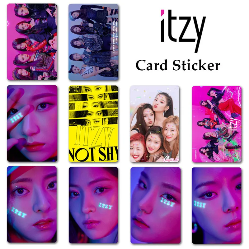 

Наклейки KPOP 10 шт./партия ITZY Not Shy Bus