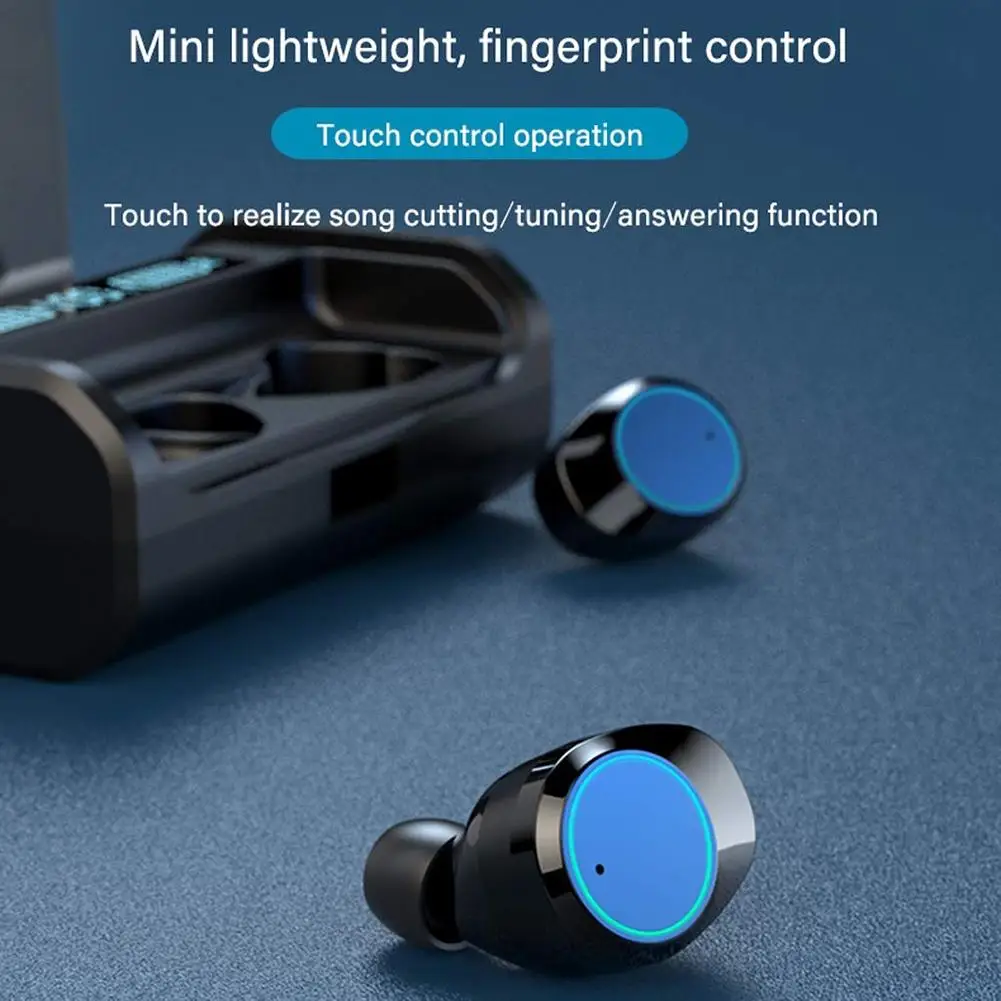 

G06 TWS Wireless Bluetooth 5.0 Waterproof Headset HiFi In-ear Earbuds Earphone High Sensitivity Microphone Hands-free Calls