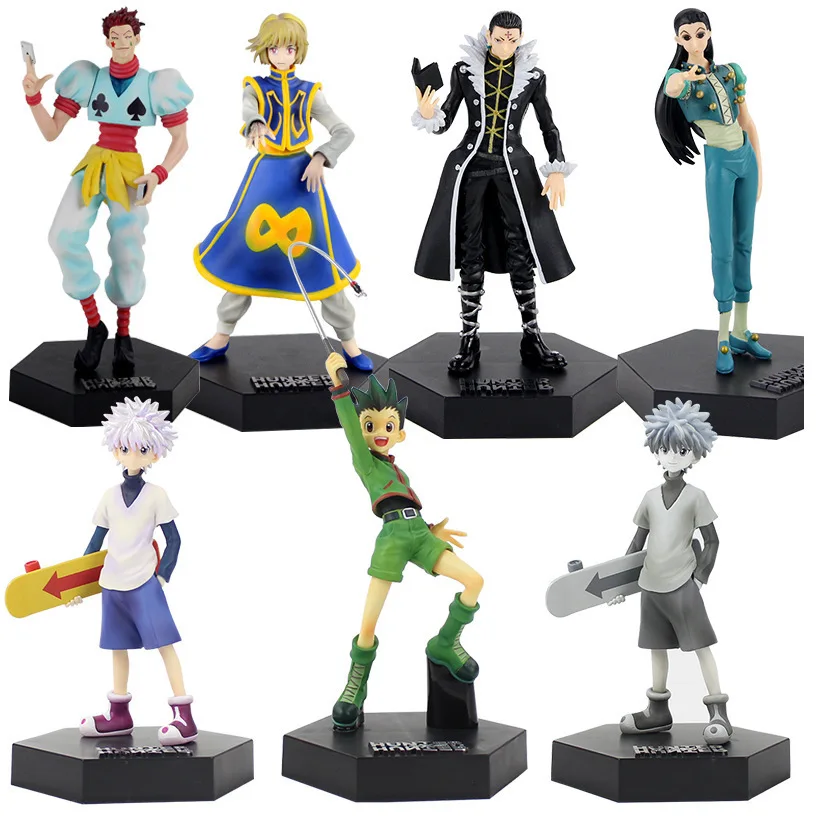 Экшн-фигурки Hunter x Killua Zoldyck Chrollo Lucilf GON FREECSS Kurapika Illumi Hisoka игрушки рождественский