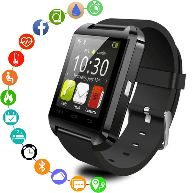 Новинка смарт-часы Bluetooth Смарт-часы U8 для iPhone Android смарт-телефон часы носимые