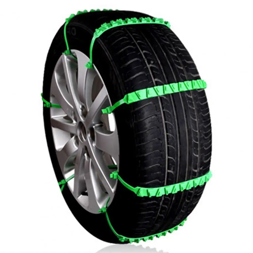 

10Pcs Universal Winter Wheel Tyre Anti-skid Snow Chains Emergency Safety Belt