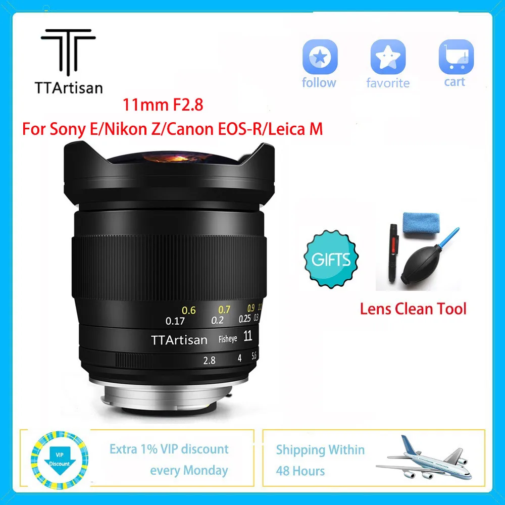 TTartisan 11 мм F2.8 профессиональная записывающая камера объектив полная Рамка для Leica M