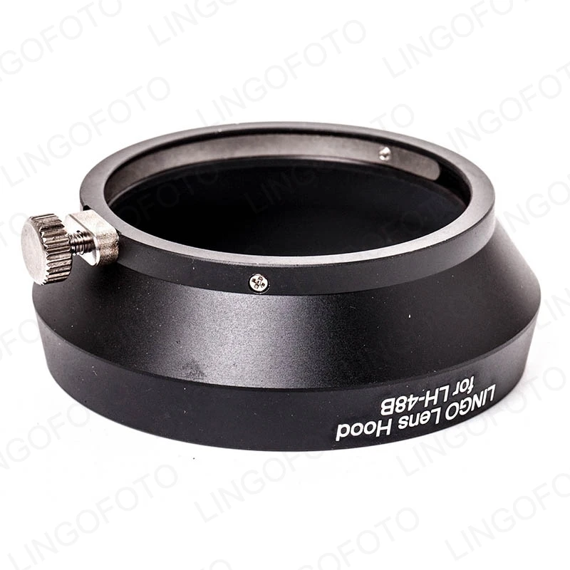 Металлическая бленда для объектива Olympus M.ZUIKO DIGITAL 17 мм f1.8 Черная|lens hood|metal lens hoodlens