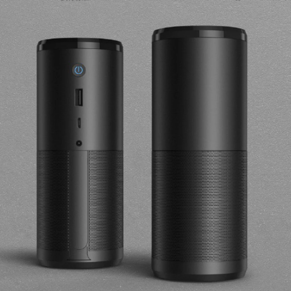 Алюминиевый сплав дизайн очиститель воздуха с USB HEPA фильтр свежий воздух анион