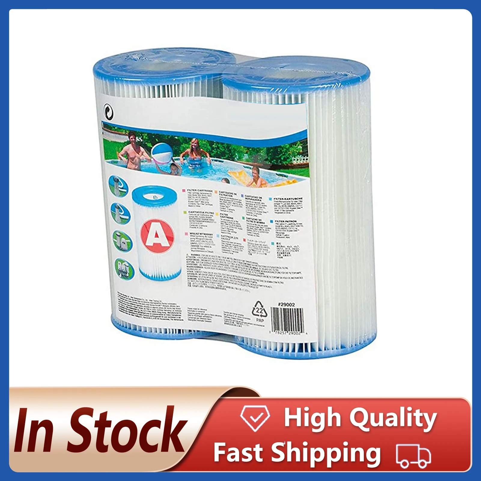 

Type A Or Type C Filter Cartridge Pool Replacement Filter Pumps Cartridges Universal Replacements For Swimming Pool Daily Care