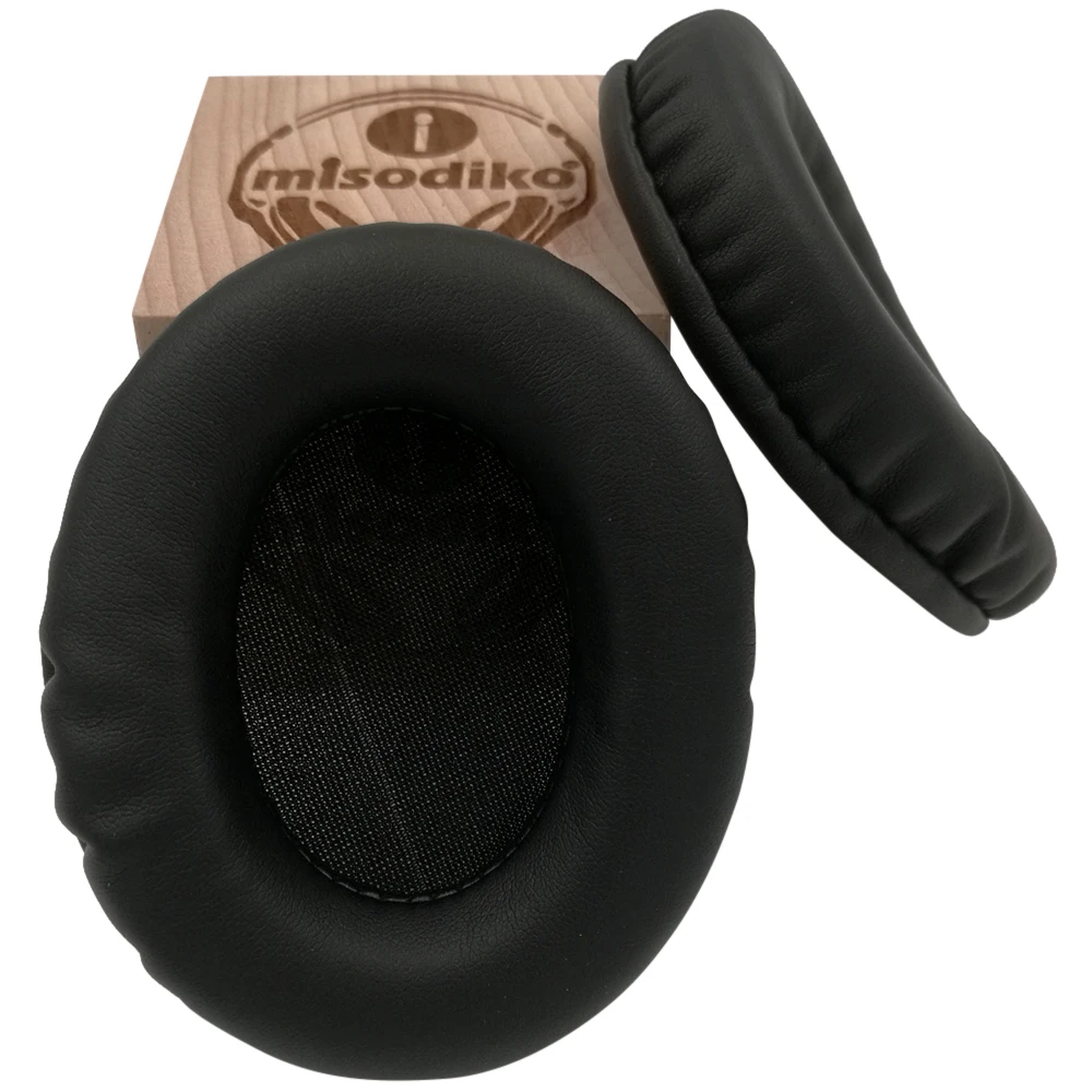 Misodiko сменные амбушюры Комплект подушек-для Bose quietкомфорт QC 1 и sony MDR-NC60 D333, DR-BT50 вкладыши для наушников - Color: Black Smooth