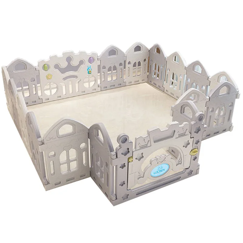 

Baby Playpen Kids Play Yard Children Ball Pit Toddler Safety Game Fence Baby Playground Indoor Kids Toys Playpen with Playmat