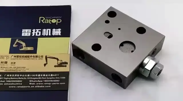 

PC200-6 Excavator 6D102 Relief Valve 723-40-70100 Reducing Valve Block 723-40-70100