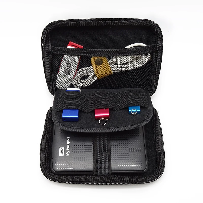 Армейский зеленый чехол для переноски 2 5 дюйма внешний аккумулятор наушников