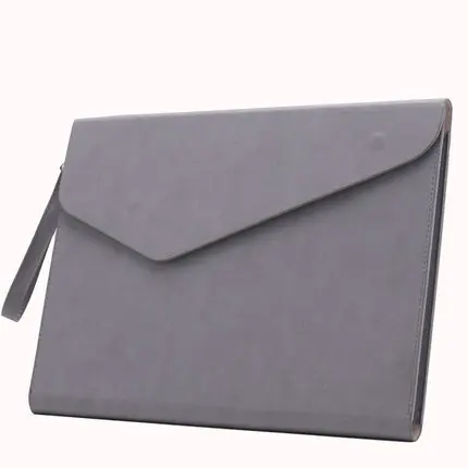 With Hand Strap Модная цветная кожаная папка А5 А4, Сумка для документов, Офисная папка, органайзер для документов с ремешком - Цвет: With Hand Strap