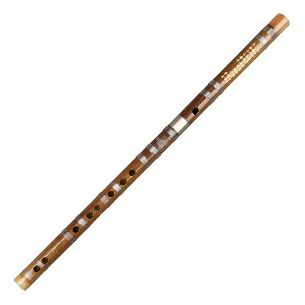 

CDEFG Key Brown Flute Handmade Bamboo Flute Musical Instrument Professional Flute Dizi with Line also Suitable for Beginners