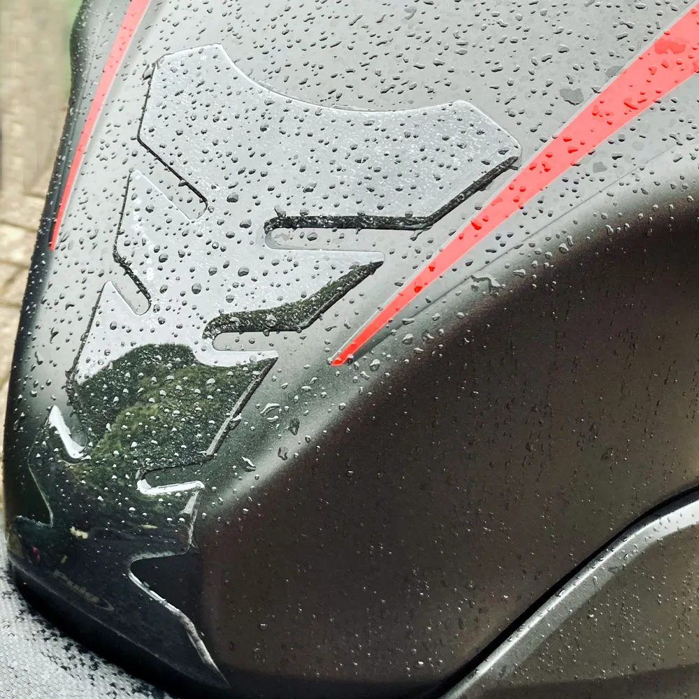 3D Motorcycle Transparent Crystal Glue Fuel ​Tank Pad Stickers Racing Moto Tank Protect Decals For Yamaha Honda Kawasaki Suzuki |