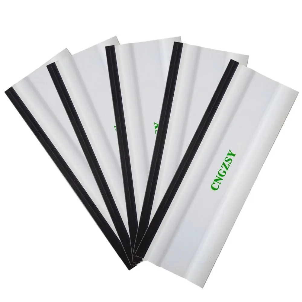 

5pcs Flexible 6 Inch Soft Squeegee with Rubber Edge Double Side Ice Scraper for Removing Water Vinyl Film Wrap Tools 5A29