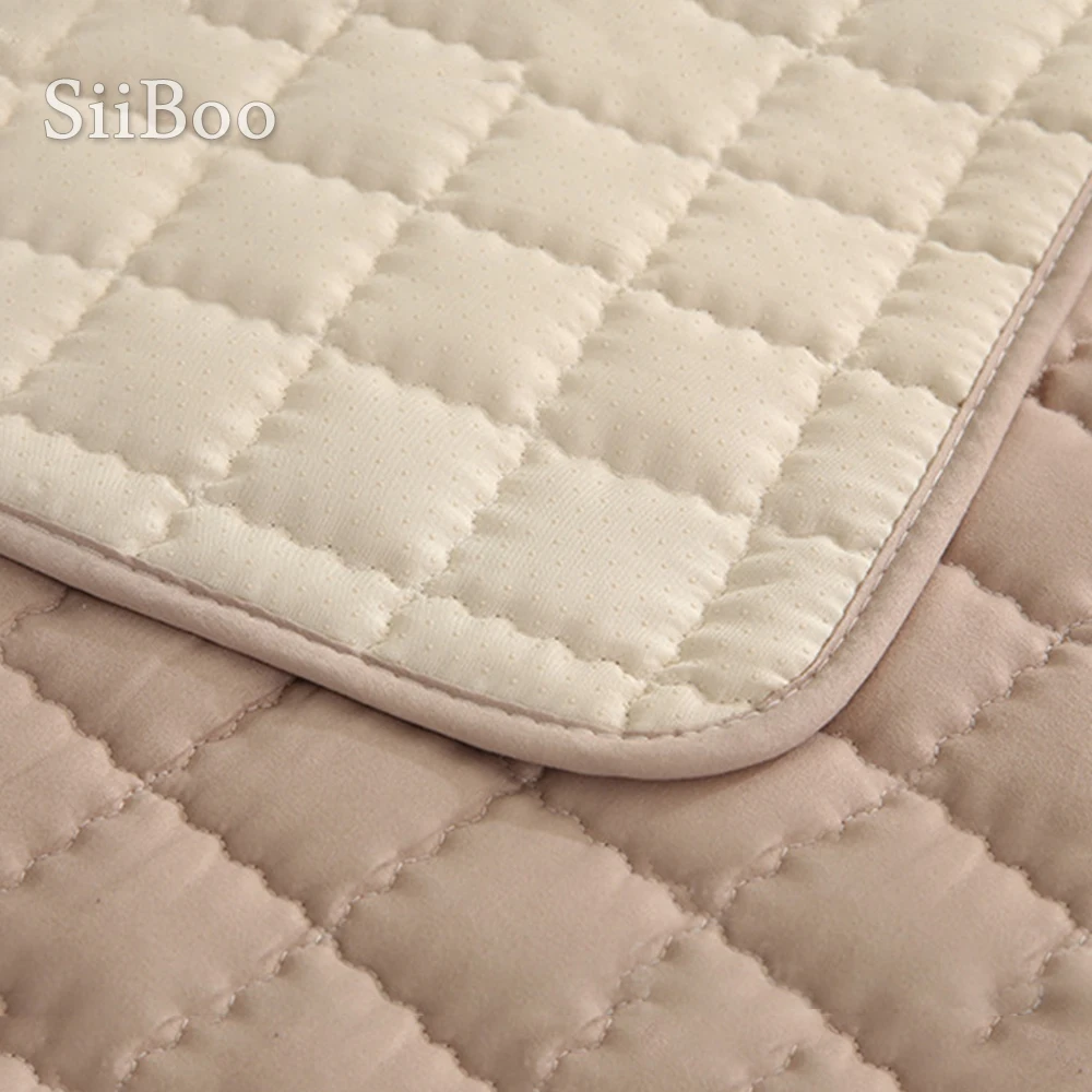 Корейский стиль серый цвета хаки кружевной сращенный стеганый чехол для дивана