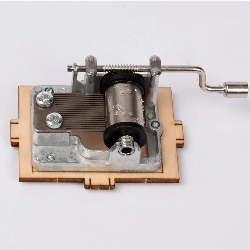 Музыкальная шкатулка в форме арфа ручной работы деревянная музыкальная с