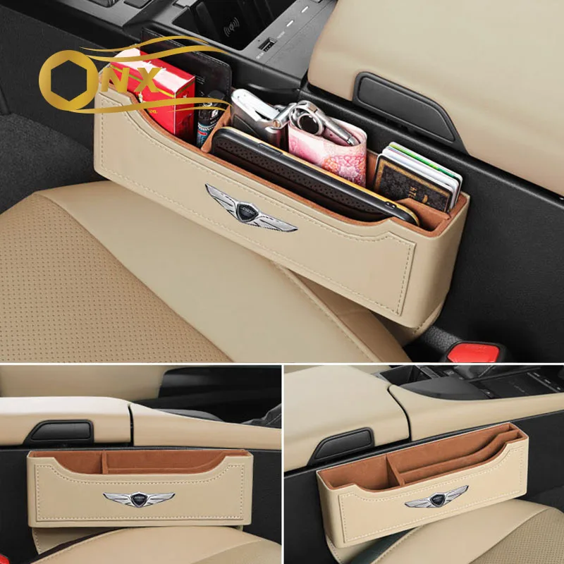 Автомобильный ящик для хранения на сиденье коробка украшение салона Hyundai Genesis