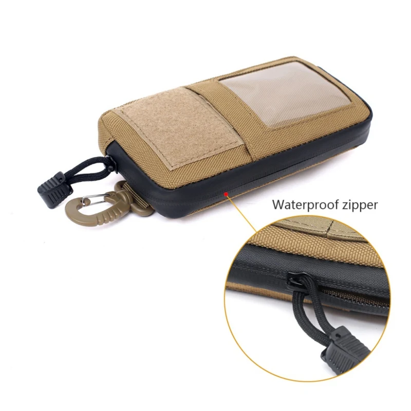 

New Outdoor Tactical military Wallet Card Bag Waterproof Zipper Key Holder Pack Multifunction Hunting Purse Waist Bag