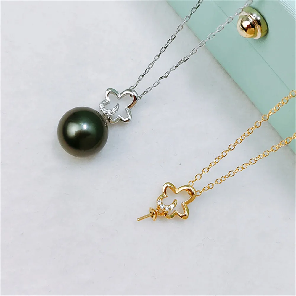 

1pcs Pendant Clip Clasp Melon Seeds Buckle Connector 925 Sterling Silver Charm Bail Pearl Jewelry Findings DIY Jewelry Component