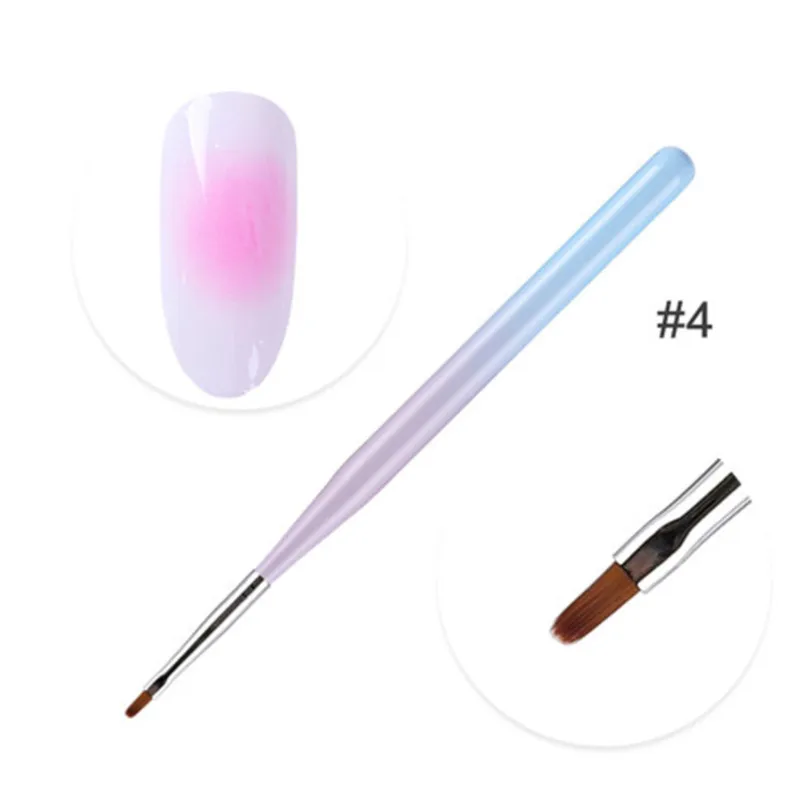 8 Styles Nail Art Stripes lines liner Image Painting Brush Acrylic Powder UV GEL Extension Builder Drawing Pen
